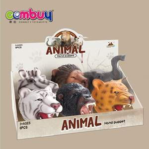Marionnette à main en plastique réaliste d'animaux sauvages avec 6 pièces - Product Image 2