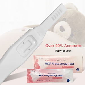 <span class=keywords><strong>Test</strong></span> <span class=keywords><strong>de</strong></span> <span class=keywords><strong>grossesse</strong></span> certifié CE Safecare avec échantillon d'urine pour usage domestique et hospitalier - Product Image 2