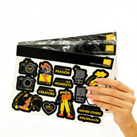Autocollants promotionnels personnalisés, logo de marque, vinyle découpé, imperméable, pour la promotion commerciale, cadeaux promotionnels