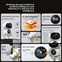 DeepSeek Bean Bag Jouet IA intelligent, Robot IA de dialogue et d'accompagnement, avec fonction de chat, Wi-Fi, pour l'apprentissage vocal, Emballage en boîte couleur