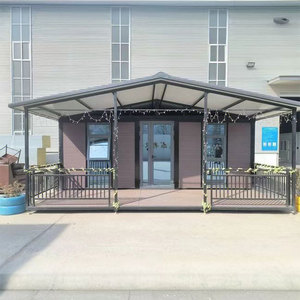 <span class=keywords><strong>Maison</strong></span> conteneur pliable, étanche, résistante au vent et au froid, respirante, design ferme, peut accueillir 2 à 4 personnes, avec hall. - Product Image 4