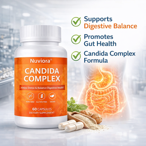 OEM Candida Cleanse Complex, complément alimentaire naturel pour la détoxification digestive, équilibre intestinal, formule anti-candida, végétalien, sans gluten, étiquette privée - Product Image 3