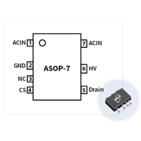 Convertisseur de puissance LED quasi-résonant non isolé, abaisseur de tension, circuit intégré de commande LED KP107AL KP107