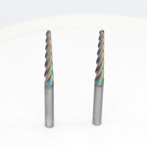 Tùy chỉnh ODM/OEM giảm dần CNC rắn tungsten <span class=keywords><strong>carbide</strong></span> bóng mũi <span class=keywords><strong>End</strong></span> Mill Cutter tráng với altin & tin cho côn công cụ phay - Product Image 4