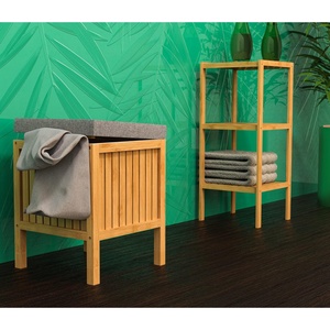<span class=keywords><strong>Tabouret</strong></span> de salle de bain en bambou avec panier à <span class=keywords><strong>linge</strong></span>, <span class=keywords><strong>tabouret</strong></span> à <span class=keywords><strong>linge</strong></span> avec siège |   Usine Homex_BSCI - Product Image 3