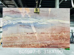 Quartzite <span class=keywords><strong>Azul</strong></span> Do <span class=keywords><strong>Mar</strong></span> naturel, Quartzite Ocean Sky, dalle polie, couleur ciel marin, pour comptoir, mur, carrelage de sol - Product Image 4