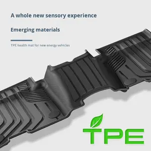 Tapis de sol intérieurs de luxe entièrement écologiques en <span class=keywords><strong>TPE</strong></span> semi-fermés pour Ford Bronco 4 portes 2021-2024 - Exclusivité transfrontalière - Product Image 5