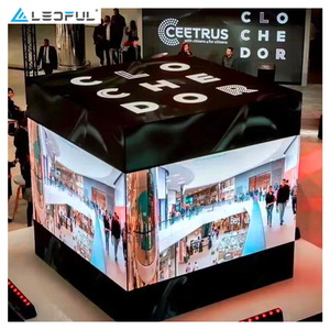 Écran LED HD flexible 4K 8K intérieur, ultra-fin, en forme de parapluie, sphérique, cylindrique, à pas de pixel P0.9 P0.5, couleur intégrale, personnalisé et créatif - Product Image 2