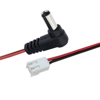 Kabel Daya DC Barrel Jack 5.5x2.1 5.5x2.5 3.5x1.35mm ke JST XH 2 Pin 2.54 Pitch