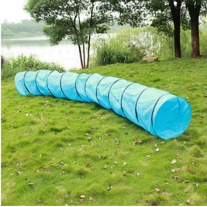 Equipo de <span class=keywords><strong>entrenamiento</strong></span> de agilidad para perros al aire libre, túnel de carrera de obstáculos de plástico para ejercicio y diversión canina - Product Image 2