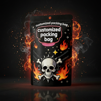 Sachets Doypack refermables anti-odeur et anti-enfants, personnalisés, en PE Mylar, pour chips, chewing-gum et aliments pour animaux de compagnie
