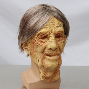 Máscara de Cabeza de Mujer Mayor, Talla Única, Accesorio para Disfraces y Fiestas - Product Image 3