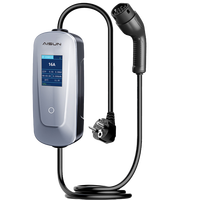 AiPower 3.5kW 7kW 11kW 22kW Chargeur EV portable mural pour usage domestique Station de recharge pour EV à usage commercial Infrastructure
