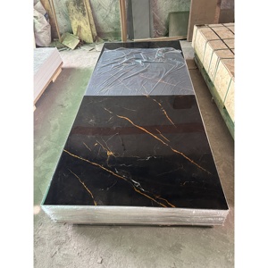 Lastra in PVC effetto marmo UV1220*2440*2.5mm, alta lucentezza, garanzia 3 anni, impermeabile, moderna, per pareti di bagno e <span class=keywords><strong>cucina</strong></span>. - Product Image 5