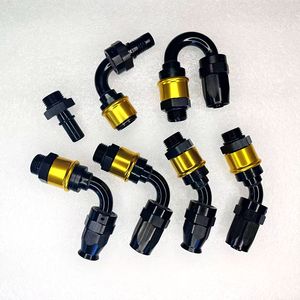 Conectores de Manguera de Liberación Rápida y Engarzado AN4 AN6 AN8 AN10 AN12 de 45, 90 y 180 Grados - Product Image 2