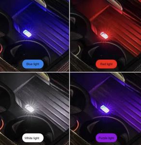 Car <b>LED</b> <b>Mini</b> USB Atmosphere <b>Light</b> with Sound Control, Footwell Decorative Illumination Lamp - Product Image 4