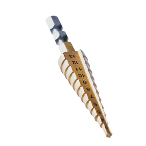 3Pcs Hss Step Drill Bit Set Cone Hole Cutter 4-12mm 4-20mm 4-32mm Titanium Coated Step Cone Drill Bits Punte Per Trapano - Product Image 5