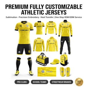 Ensemble de maillots de football personnalisés 2026 en maille respirante à séchage rapide, kit de supporter de football OEM en gros - Product Image 1