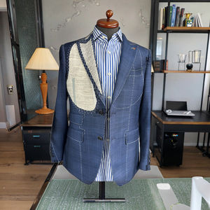 <span class=keywords><strong>Abito</strong></span> Formale <span class=keywords><strong>da</strong></span> <span class=keywords><strong>Uomo</strong></span> LCBZ Intelato, Semi-Intelato, di Alta Gamma, Interamente Fatto a Mano e Personalizzato in Lotti - Product Image 2