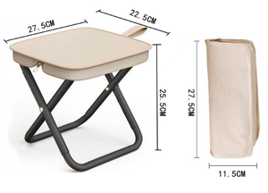 आउटडोर गतिविधियों के लिए पोर्टेबल फोल्डेबल मछली पकड़ने की कुर्सी के लिए मिनी भंडारण हैंडबैग ऑक्सीफोर्ड कपड़े - Product Image 6