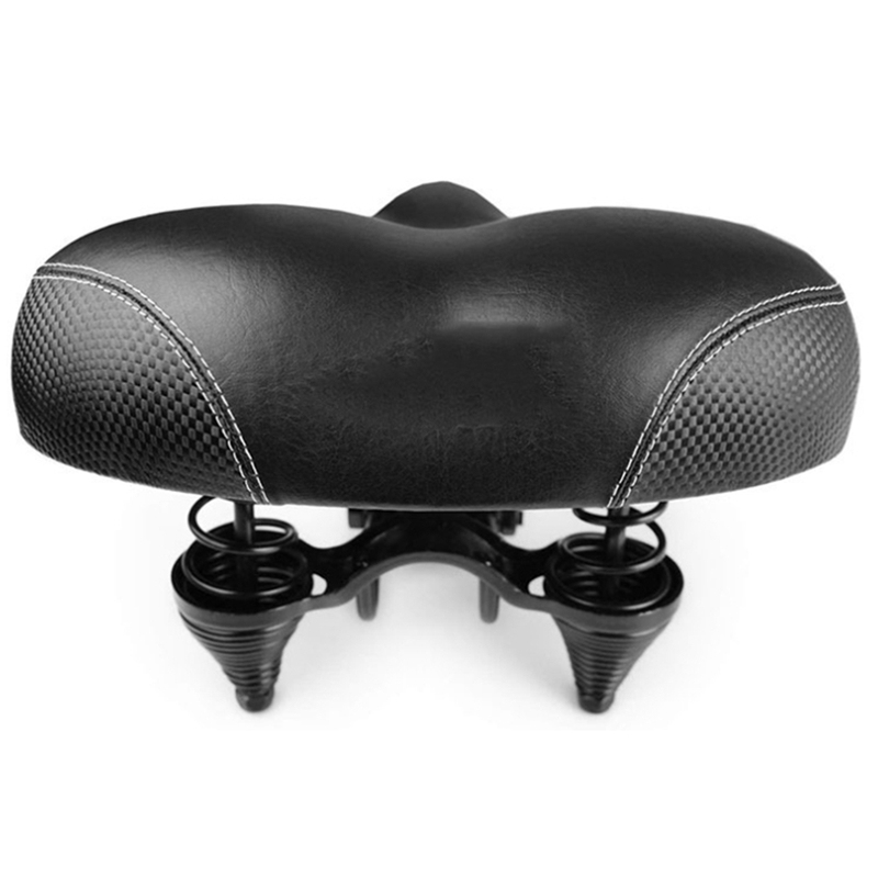 Extra Wide Big Bum Bike Bicycle Cycling Gel Cushion Pad Saddle Seat