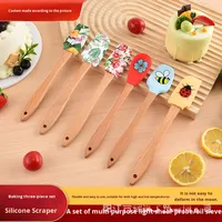 Spatule en silicone, mini-cuillère, outil de pâtisserie pour la crème et les gâteaux, pour un usage domestique