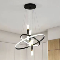 Lustre LED moderne en cristal, très vendu, facile à installer pour chambre, salon et salle à manger, décoration intérieure élégante
