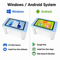 Livraison en 3 jours Table tactile intelligente de 43 pouces Table basse tactile Table de jeu interactive Jeux éducatifs interactifs pour enfants