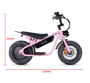 Scooter Eléctrico Compacto S73 de 14 Pulgadas, Batería de Litio de 24V, Motor de 250W, <span class=keywords><strong>Bicicleta</strong></span> Eléctrica <span class=keywords><strong>Mini</strong></span> para Niños, para Paseos al Aire Libre en el Parque - Product Image 2