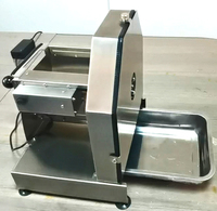 Commerciële Mini Elektrische Motor Banaanchips Snijmachine Ui Aardappel Sinaasappel Citroen Snijmachine 304 Roestvrijstalen Messen 150Kgs/u