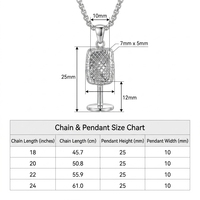 Collier pendentif microphone vintage personnalisé en acier inoxydable avec chaîne maille forçat pour homme, bijoux hip-hop, directement de l'usine, en stock