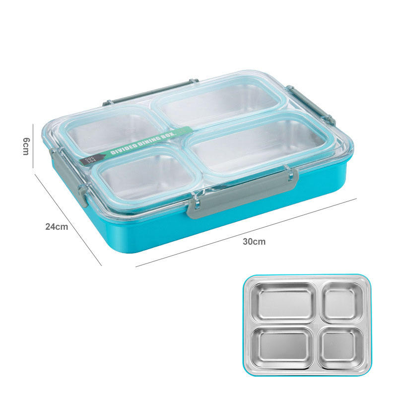 Blue four compartments