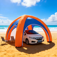 Tente dôme gonflable extérieure personnalisée en PVC avec pompe électrique, impression UV, style arche de portail, installation rapide, 1000-1500mm, étanche