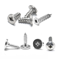 Vis autotaraudeuses personnalisées, échantillon gratuit, M1.6-M8, acier inoxydable SS304 SS316, acier au carbone, vis autotaraudeuses à tête hexagonale plate