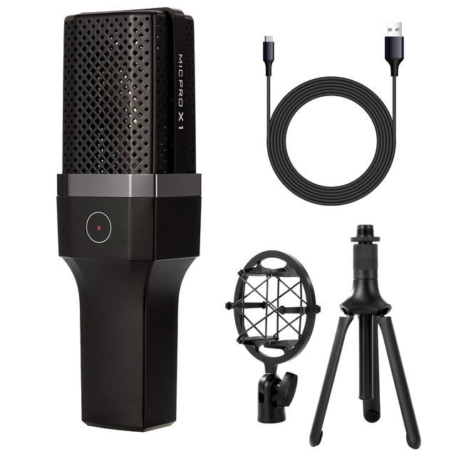 USB Condenser Microphone for Computer Recording Studio Streaming Gaming-Wired Noise Cancelling Lightweight Cardioid Pop Filter