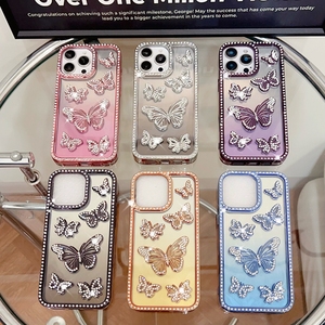 Bán buôn ưa thích tùy chỉnh <span class=keywords><strong>3D</strong></span> bướm cho <span class=keywords><strong>Iphone</strong></span> 15 Pro Max trường hợp đối với người phụ nữ DIY trường hợp điện thoại - Product Image 6