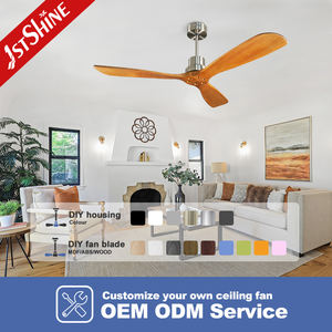 1stshine ventilateur de plafond sans lumière moteur DC réversible 6 vitesses télécommande 3 pales ventilateur de plafond intelligent - Product Image 4