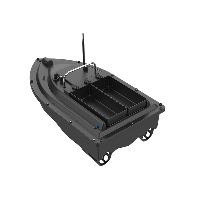 Fishing Bait Boat Large Double Hopper LED Night Light One Key Cruise Control 500M Distance 2KG Load RC Nesting Bait Boat Toys