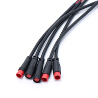 Connecteur de câble étanche IP65 en cuivre circulaire femelle mâle M6 M7 M8 2/3/4/5/6 broches pour scooter vélo électrique