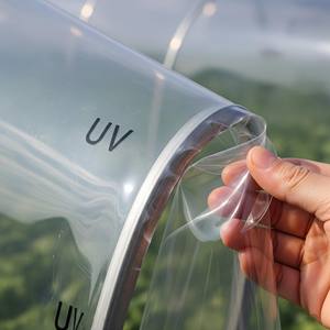 UV 저항 200 마이크론 플라스틱 필름 폴리 터널 온실 전체 세트 상업용 온실 키트 대규모 농업 - Product Image 5