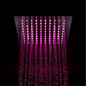 Ensemble de robinets de <span class=keywords><strong>douche</strong></span> à montage mural, outil en laiton, <span class=keywords><strong>douche</strong></span> chaude et froide avec pomme de <span class=keywords><strong>douche</strong></span> LED - Product Image 5