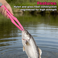 Pince à poisson portable étanche en ABS de 27 cm, rose, pour l'extérieur, accessoires de pêche écologiques