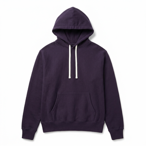 Factory Wholesale 500GSM Heavyweight Hoodie Blank Oversized <b>Men</b> Sweatshirt OEM Streetwear <b>Pullover</b> Custom Logo Hoodies - Product Image 1