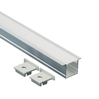 Profilé en aluminium à encastrer modèle populaire 2020A pour bande lumineuse à LED