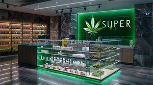 Smoke <strong>Shop</strong> Interior Decoration Design CanabS <strong>Shop</strong> Showcase Display Accessories Cigarette Showroom Furniture for Smoke <strong>Shop</strong> - Product Image 2