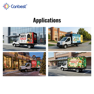 Écran LED extérieur mobile pour publicité sur <span class=keywords><strong>camion</strong></span> ou fourgonnette - Product Image 3