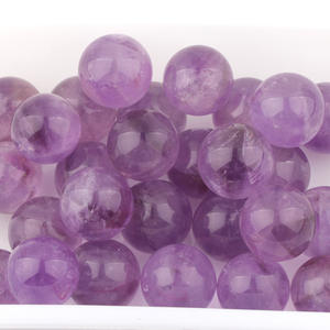 Bola de cristal de amatista Natural para decoración del hogar, bolas de cristal de amatista para brujería, curación, 7 estrellas - Product Image 3