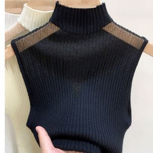 Vente en gros – <span class=keywords><strong>Nouveau</strong></span> style décontracté d'été – Gilet sans manches rétro à col semi-montant et coupe ajustée pour femme - Product Image 2