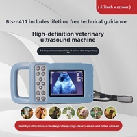 Échographe portable B-mode pour la détection de la gestation animale, sonde rectale compatible cheval, modèle BTS-N41, garantie d'un an