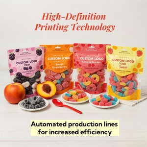 Bolsas de Mylar de 3.5g, 7g y 14g con Cierre Hermético, Impresión Personalizada, Empaque Doypack para Almacenamiento de Hierbas y Galletas - Product Image 3